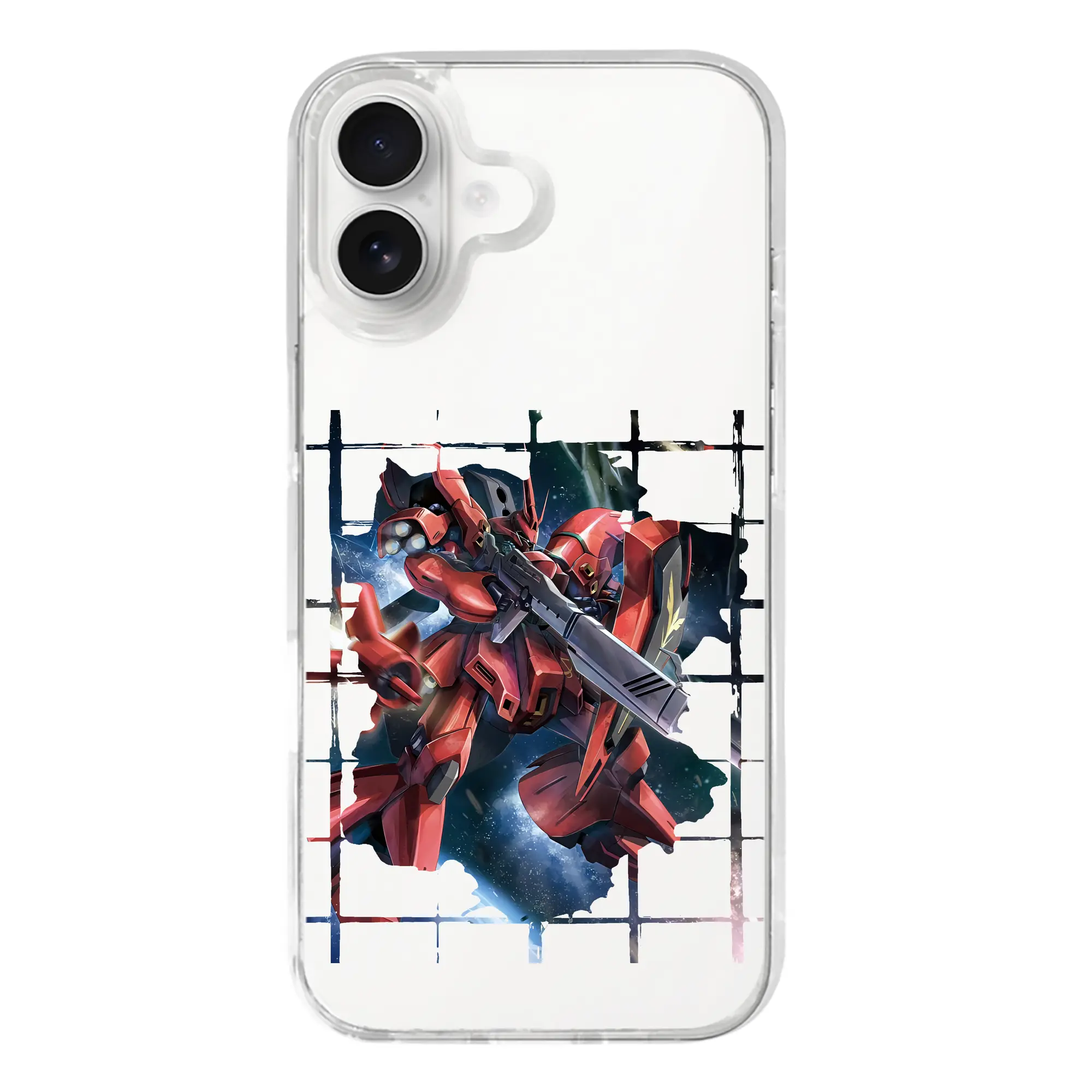 ガンダム グッズ,サザビー - iPhone 17シリーズ 透明スマホケース – 薄型・耐衝撃・精密フィット保護カバー